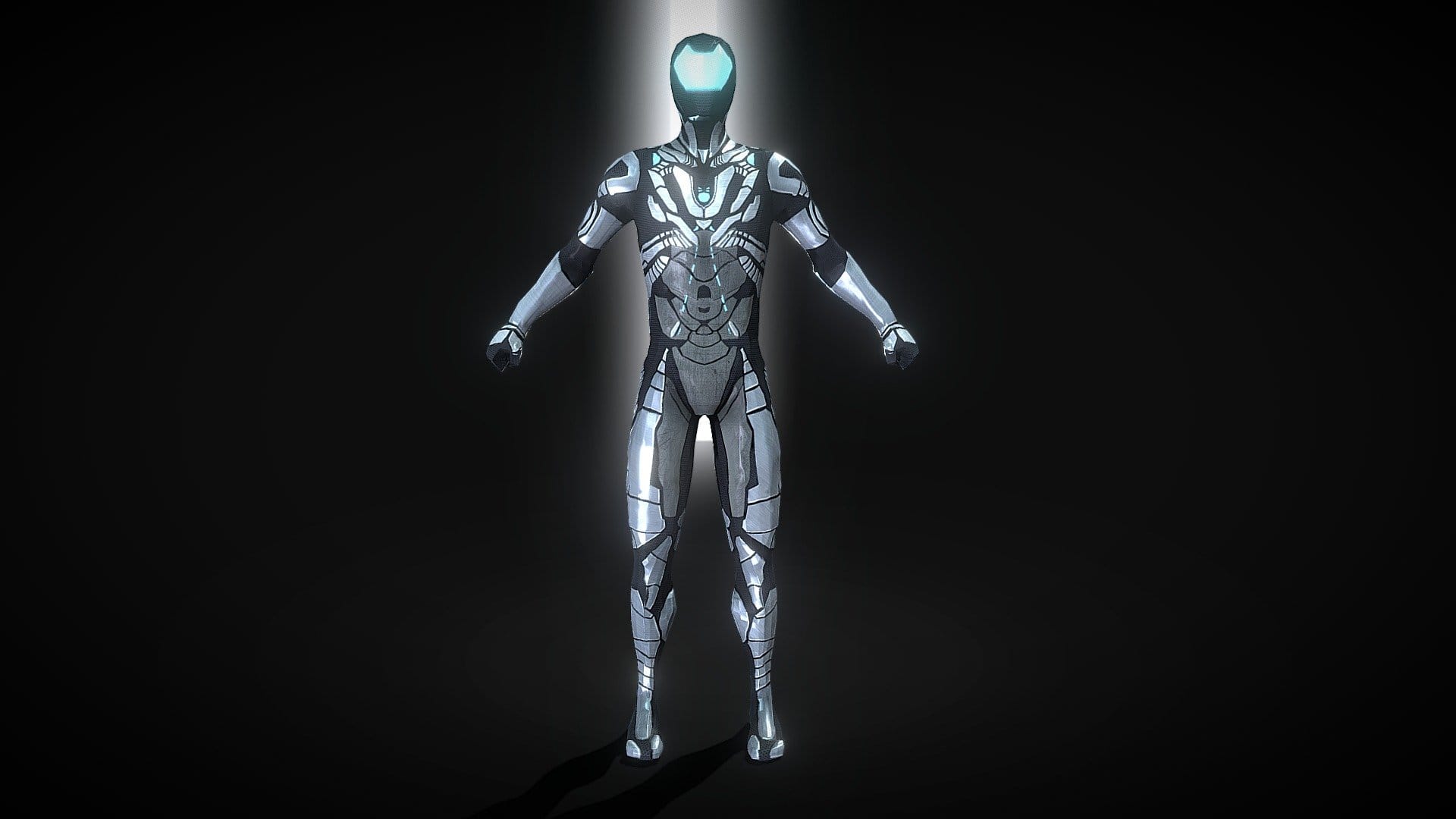 Mens Futuristic Nano Suit
