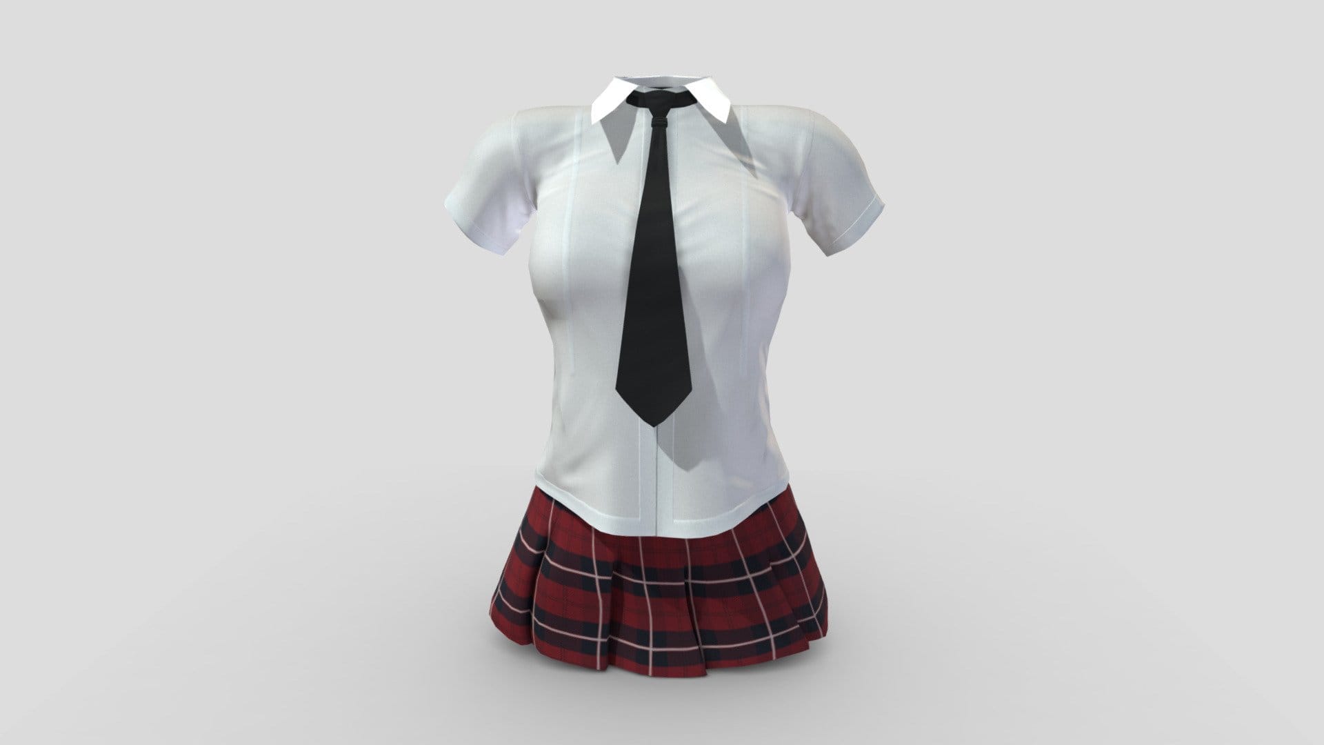 Mini Skirt Female School Uniform