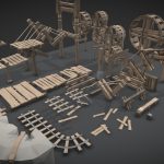 POLYGON – Dungeon Wood Props