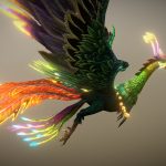 Real-time Bones Demo: Phoenix Bird