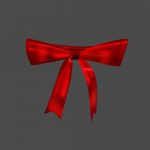 Red Ribbons Gift Wrap Bralet Bra Top