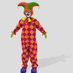 Rigged Full Clown Avatar Character