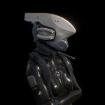 Sci-Fi Pilot Suit [with head & fully rigged]