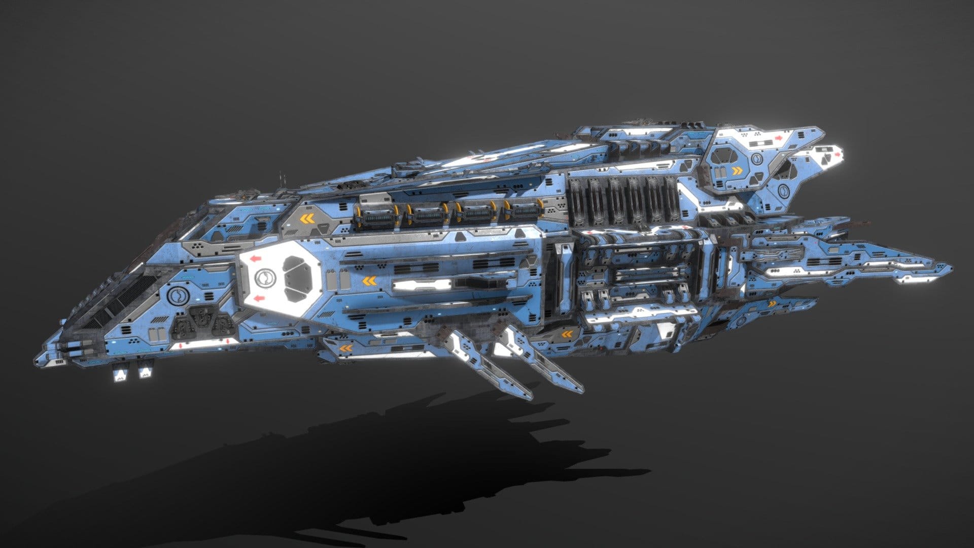 Scifi Battleship Archangel