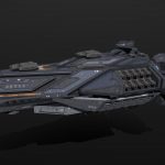 Scifi Battleship Dauntless