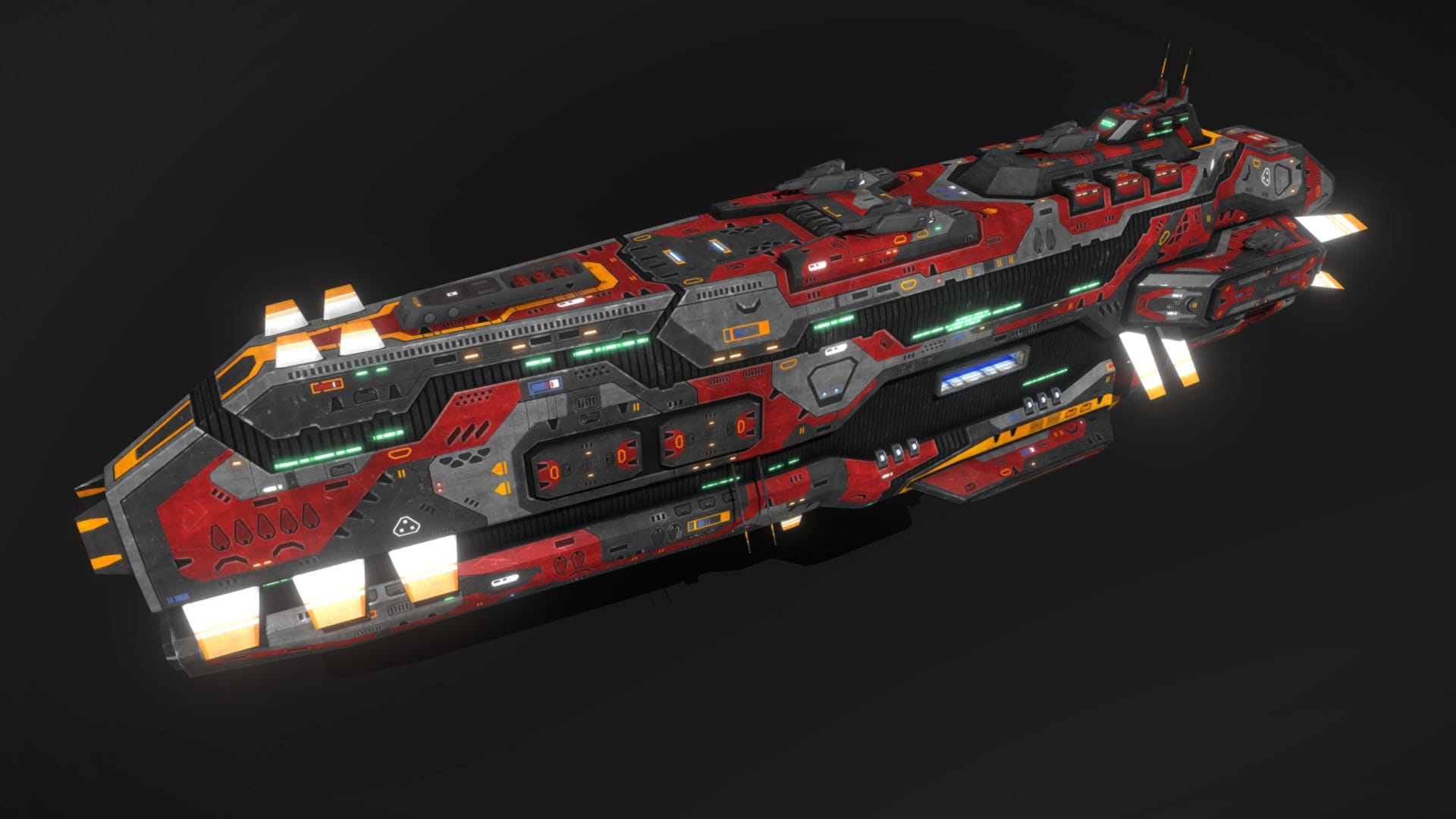 Scifi Cruiser Rampant