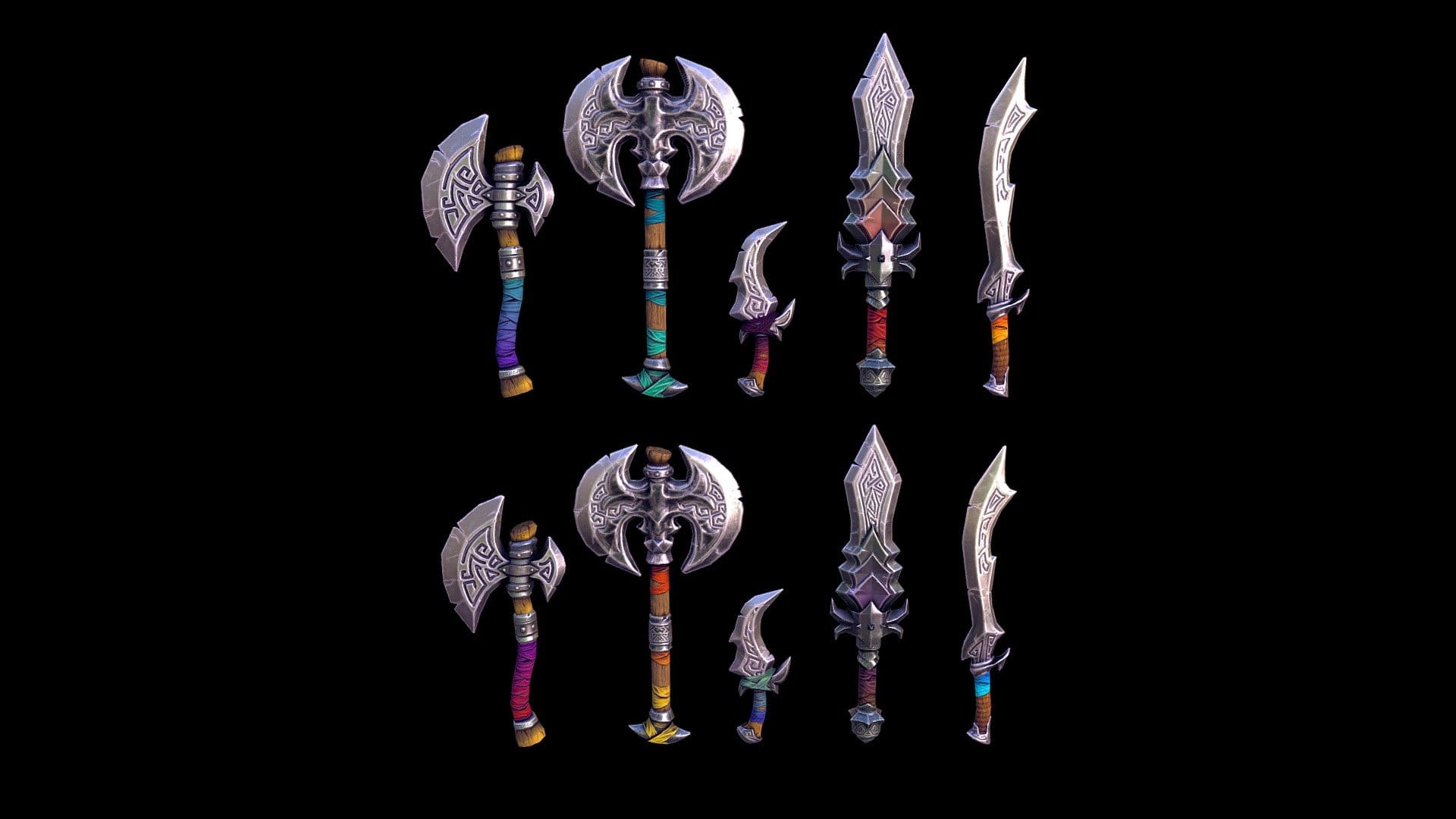 Stylized Fantazy Weapons Pack 1