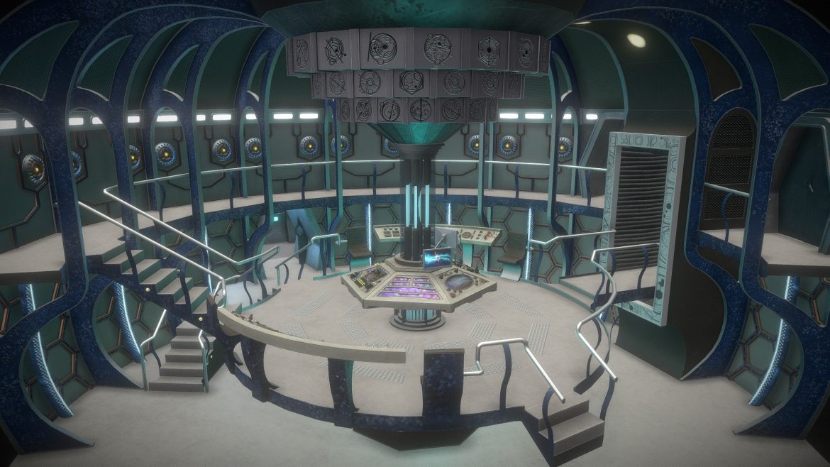 11th TARDIS interior Diorama - deep3dsea