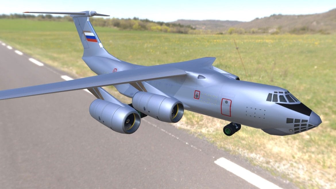 3d model il76md 90