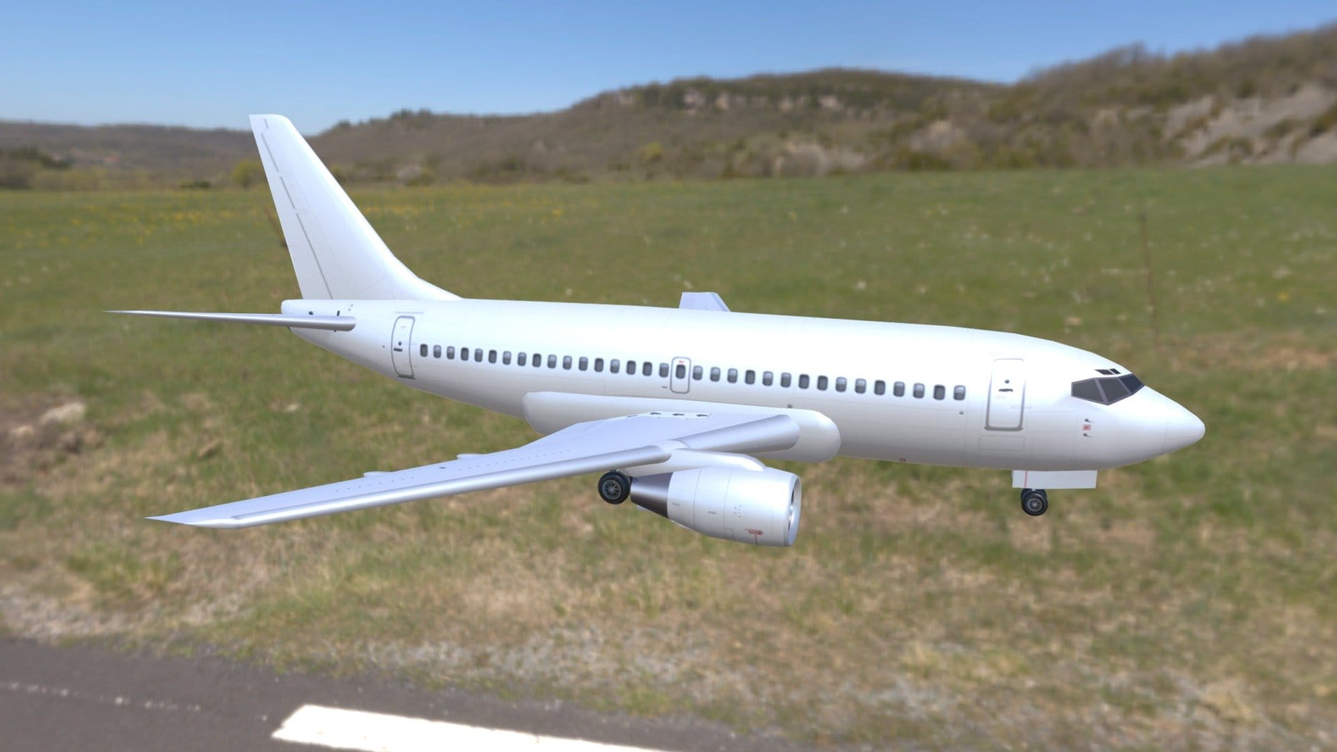 3d model TSV AIR 737-200