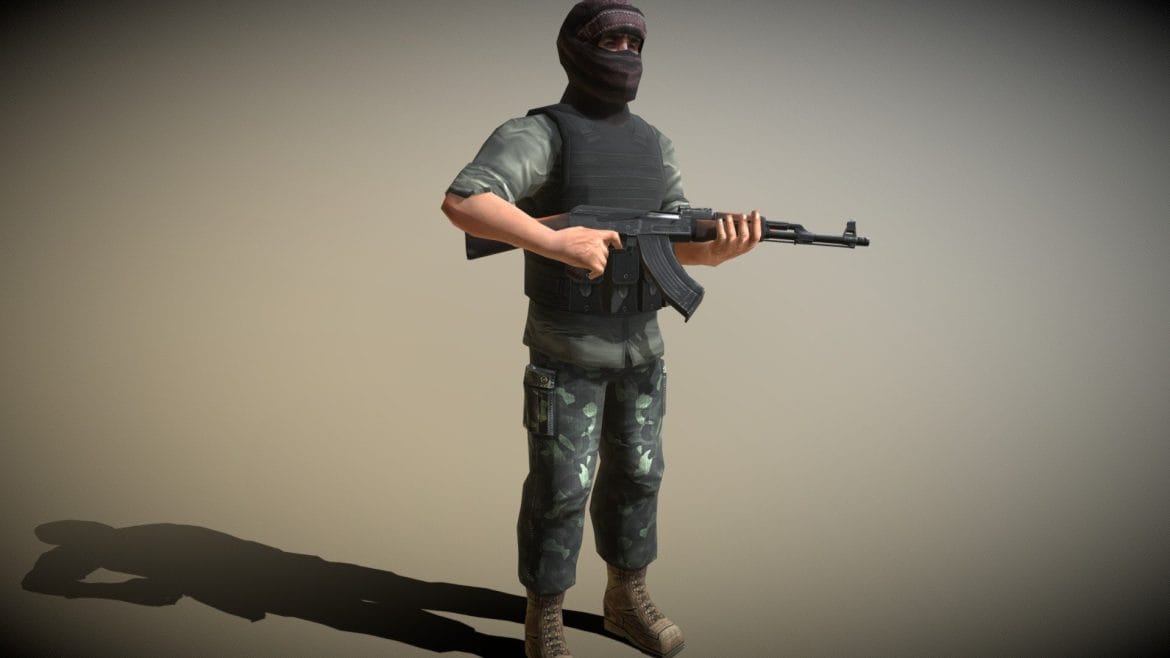 3drt middle east crisis character 02 3d model