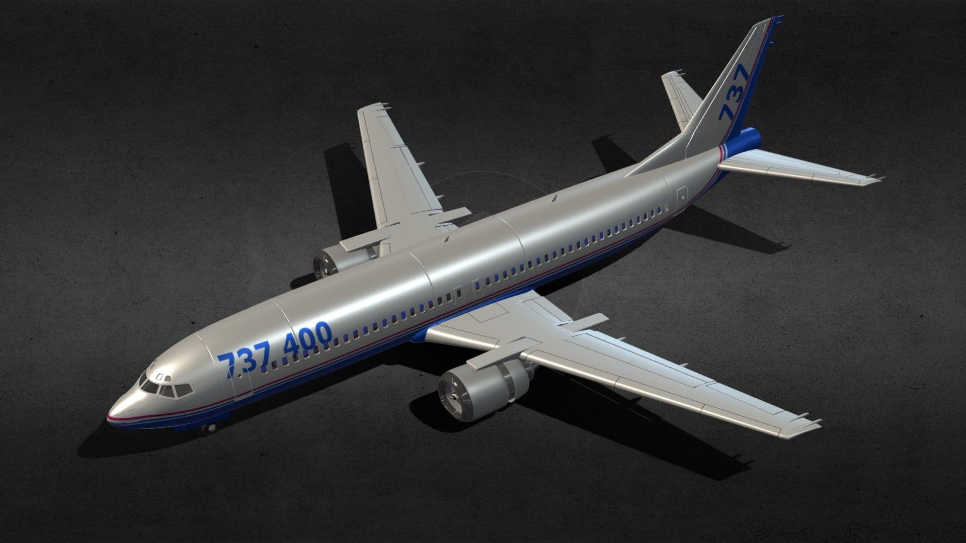 737 400 FBX