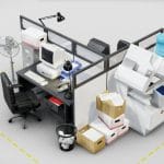 90s office low poly asset store pack 3d model