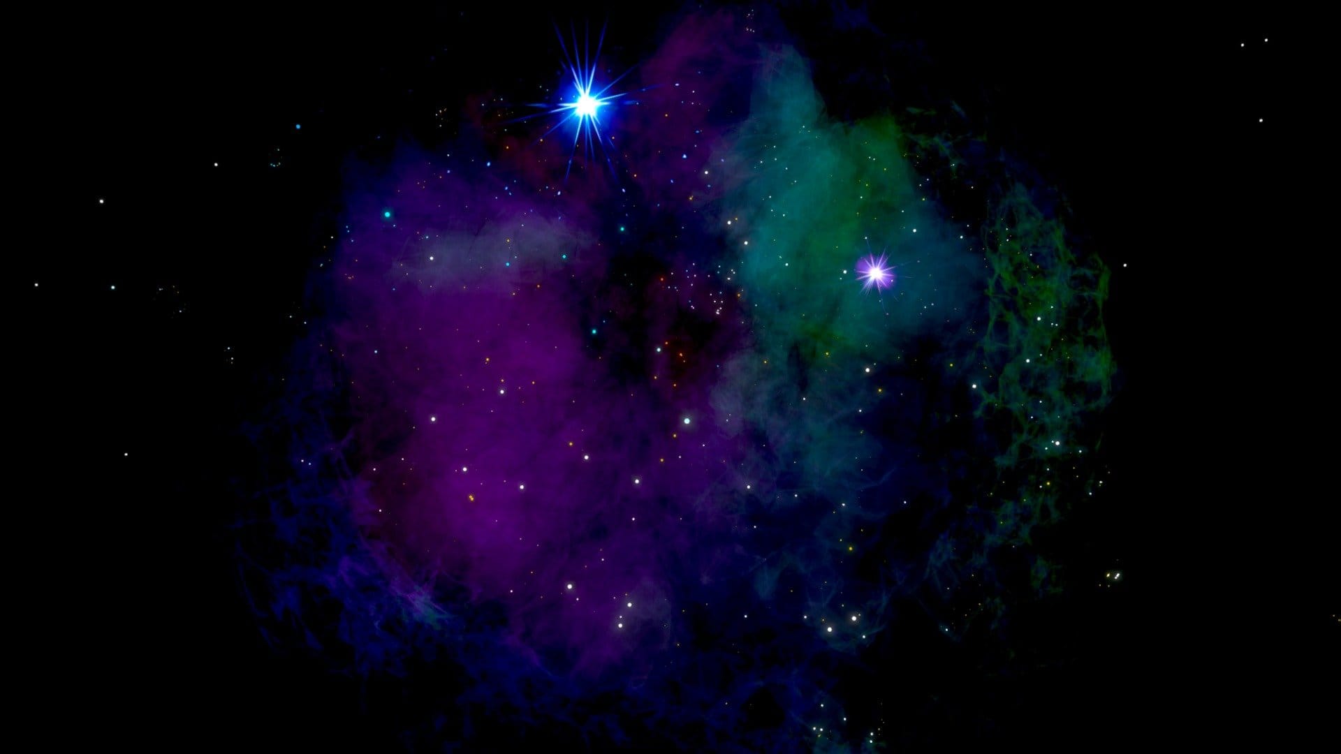 A stellar nursery in the interstellar space
