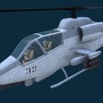 AH-1 Super Cobra helicopter.