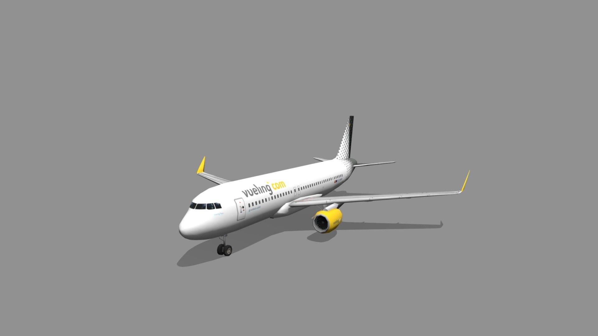 AIRBUS A320-200E – VUELING AIRLINES lowpoly