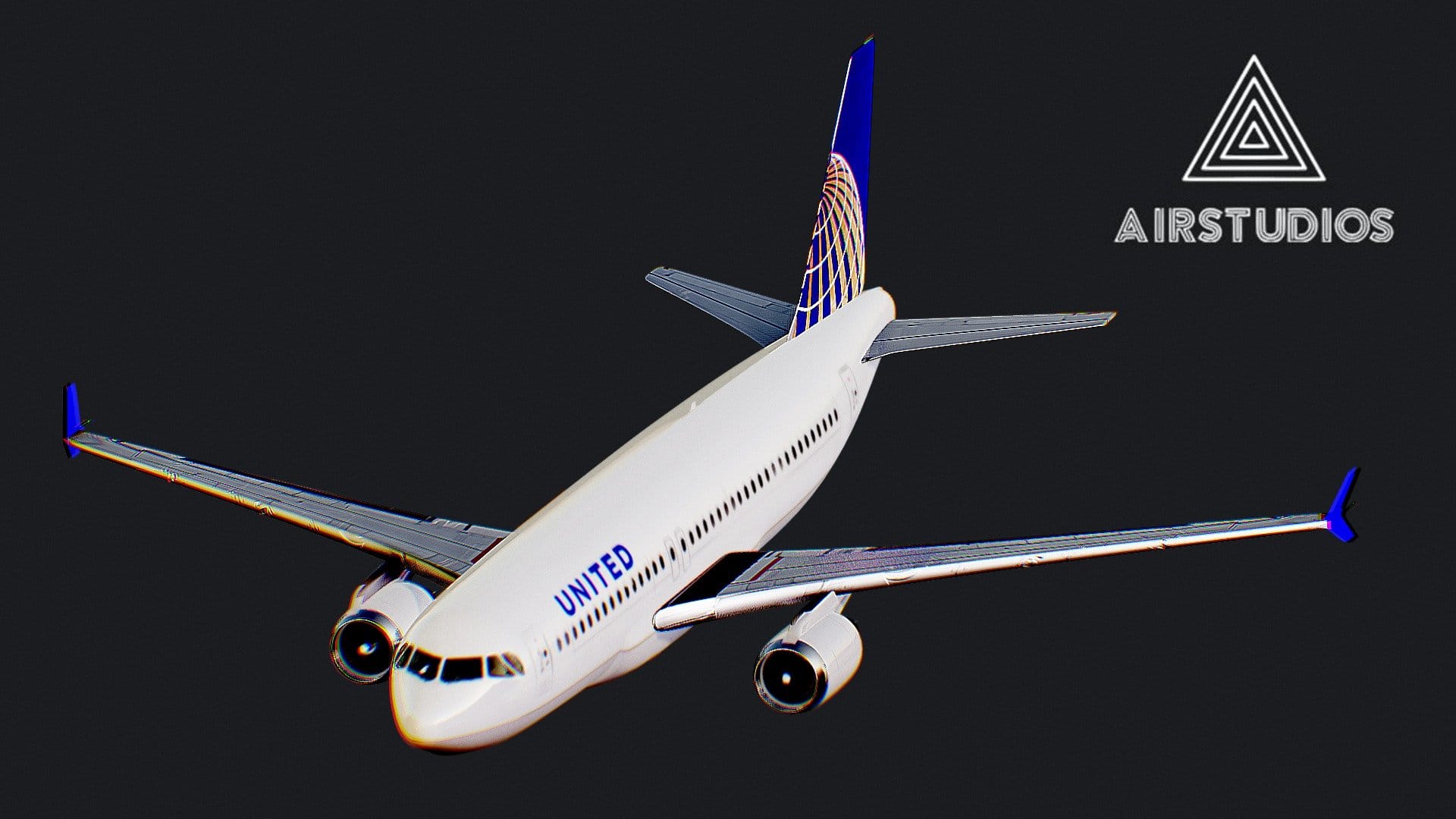 Airbus A320 (United Airlines) Airplane