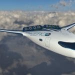 airbus zeroe hydrogen blended wing 3d model