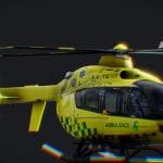 Ambulance Helicopter Airbus H135