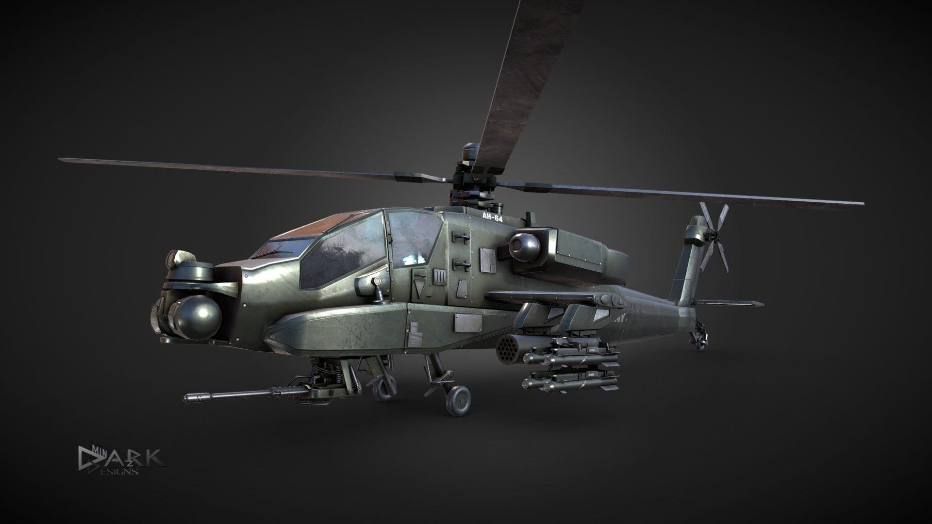 Apache Attack Helicopter AH-64