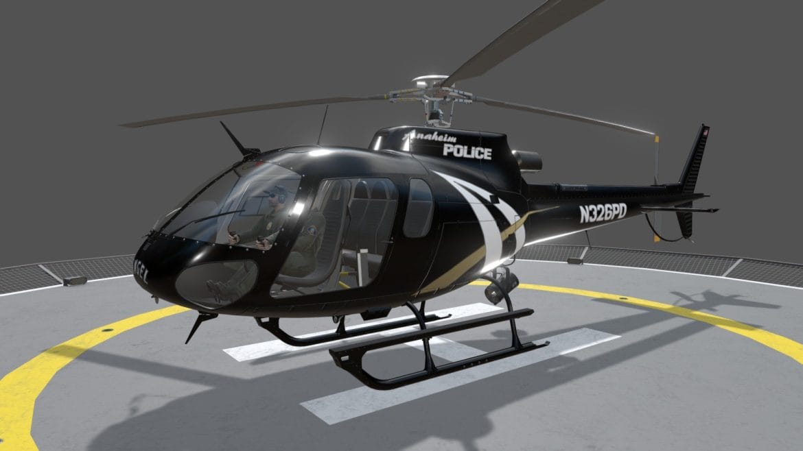 as 350 anaheim police static 3d model