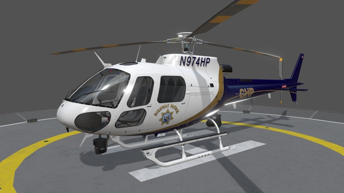 as 350 california highway patrol static 3d model