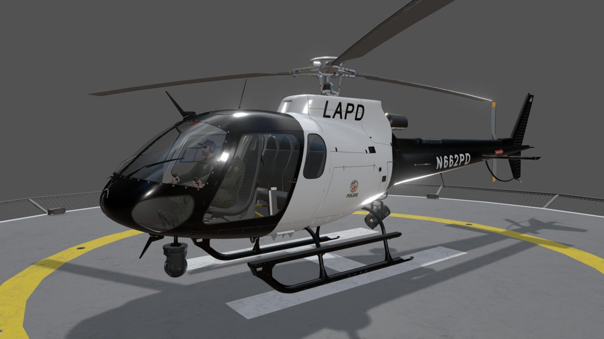 AS-350 LAPD Animated