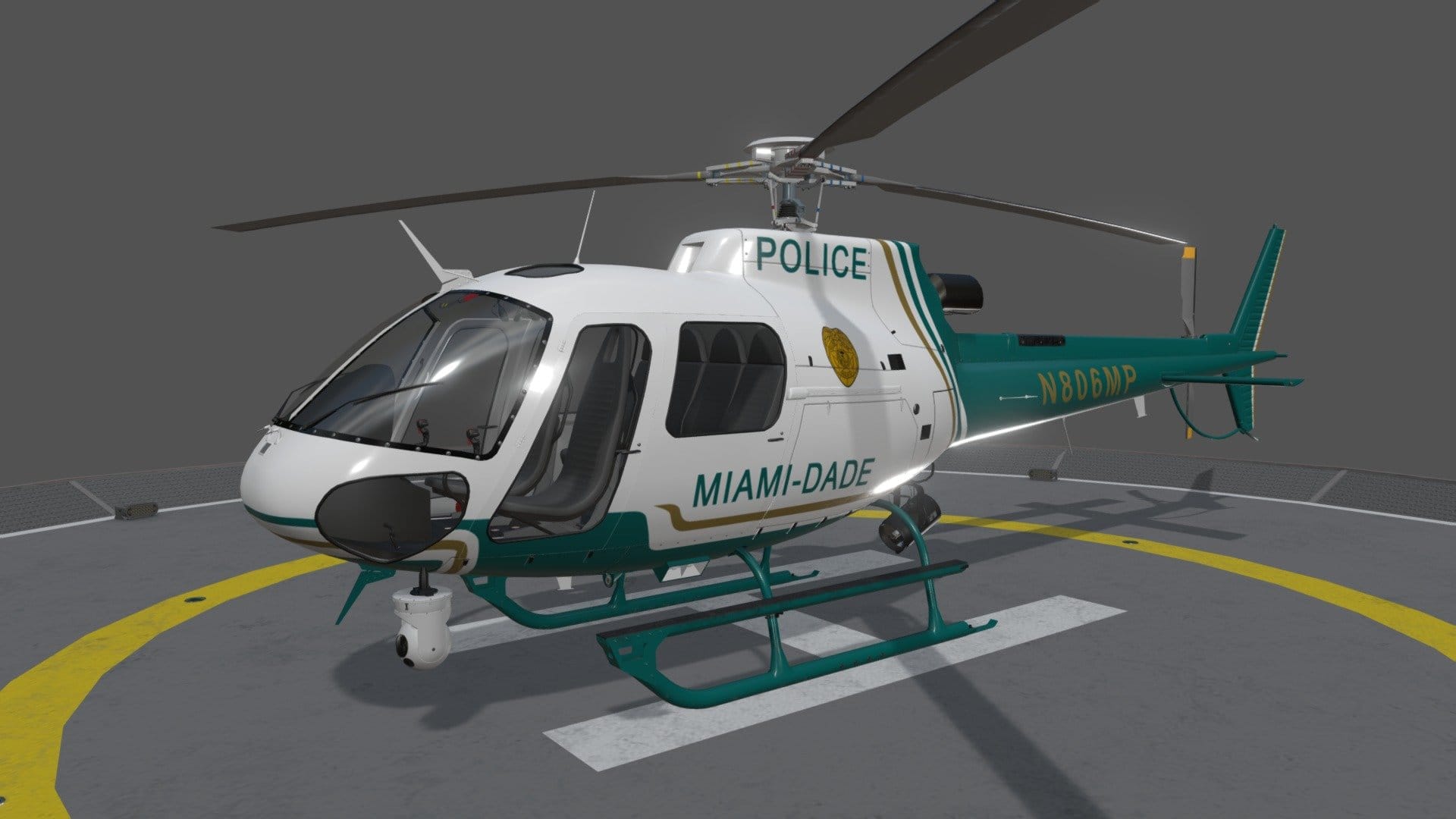 AS-350 Miami Dade Police Static