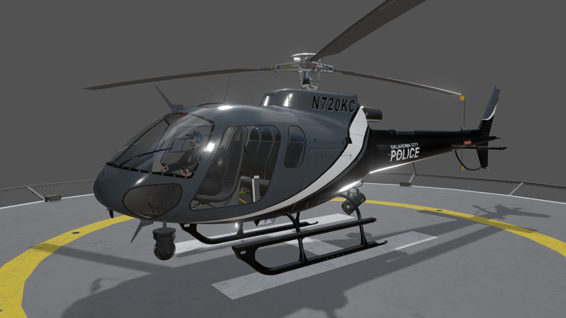 AS-350 Miami Dade Police Static