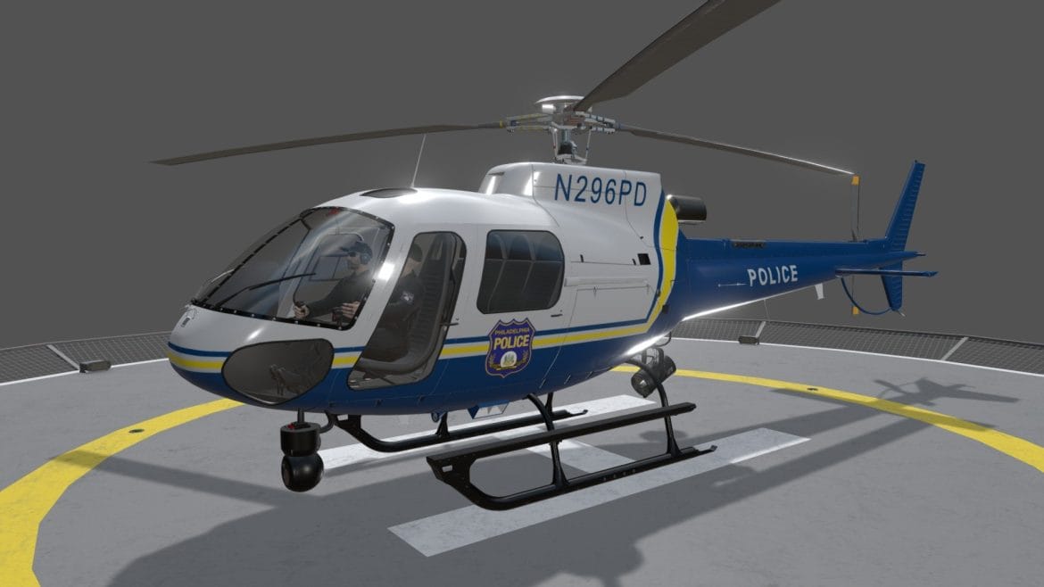 as 350 philadelphia police animated 3d model