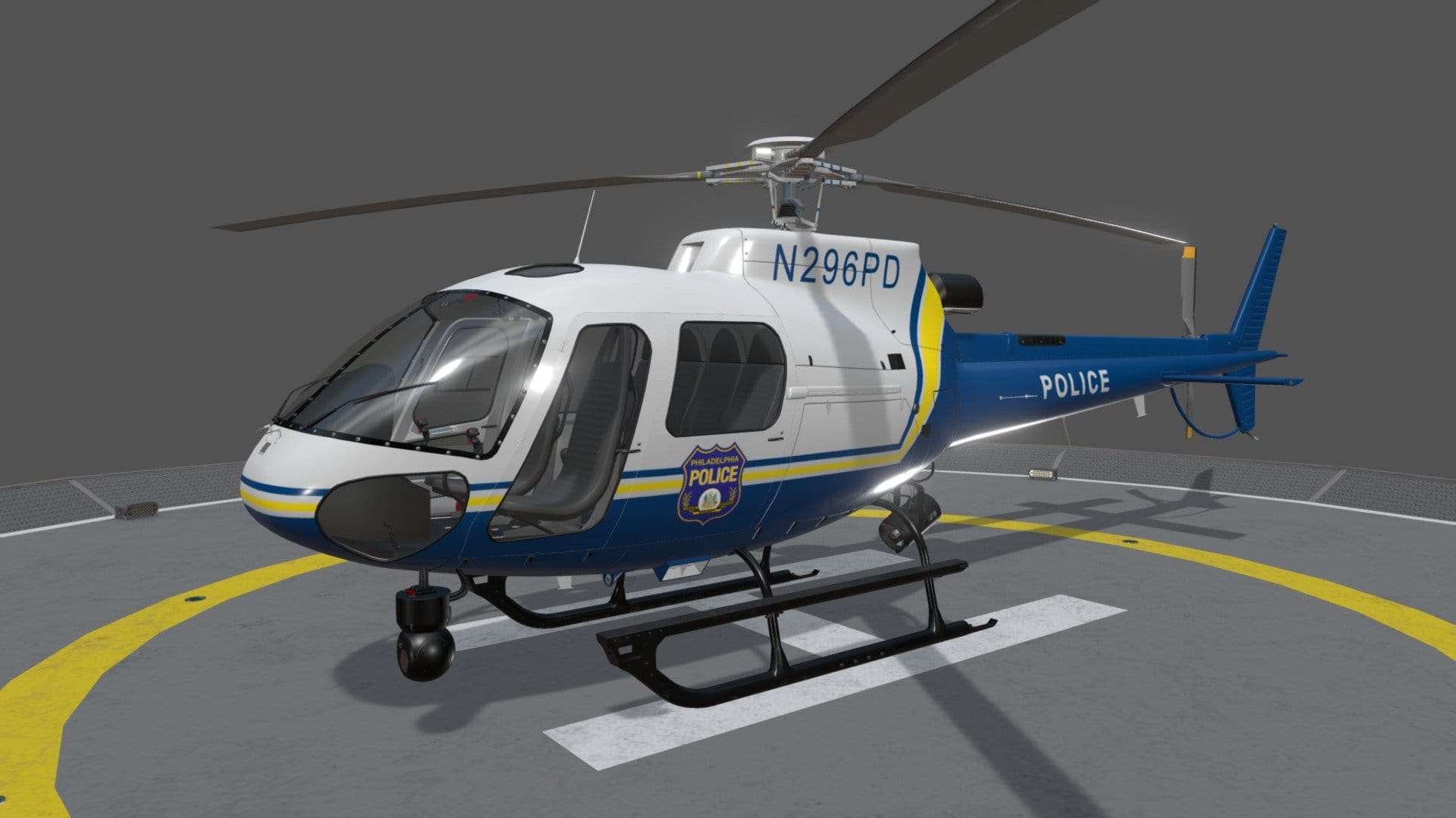 AS-350 Philadelphia Police Static