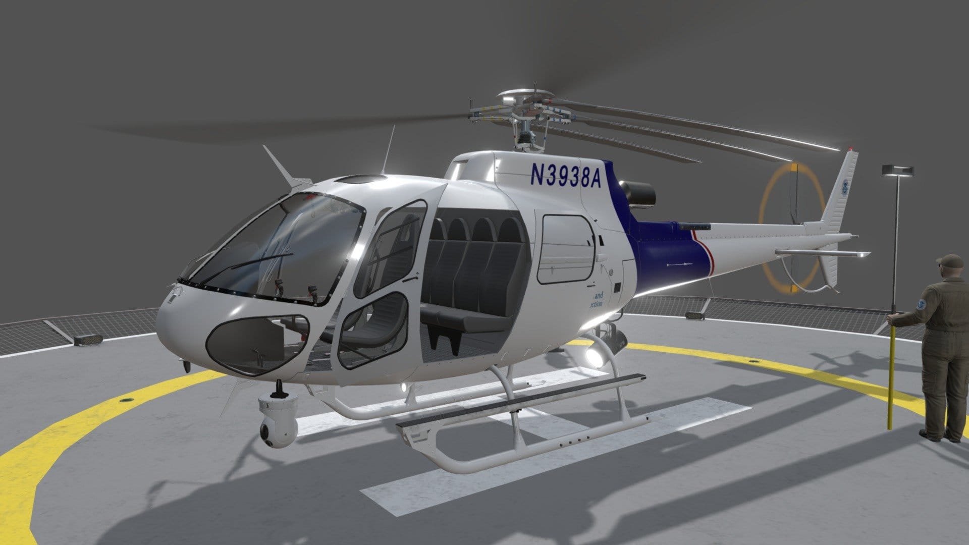 AS-350 U.S. CBP Animated