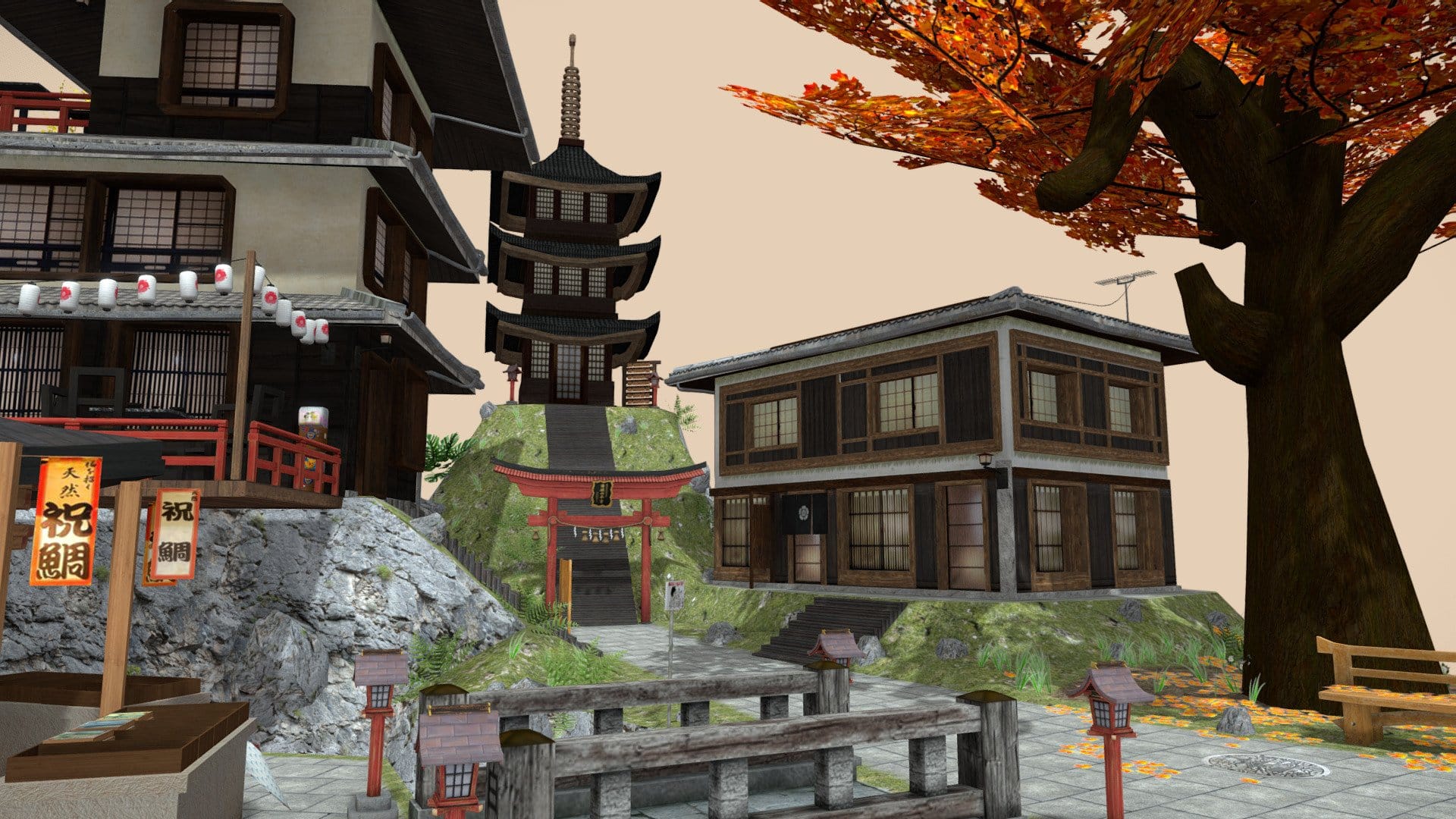 Autumn in Kyoto – City Scene
