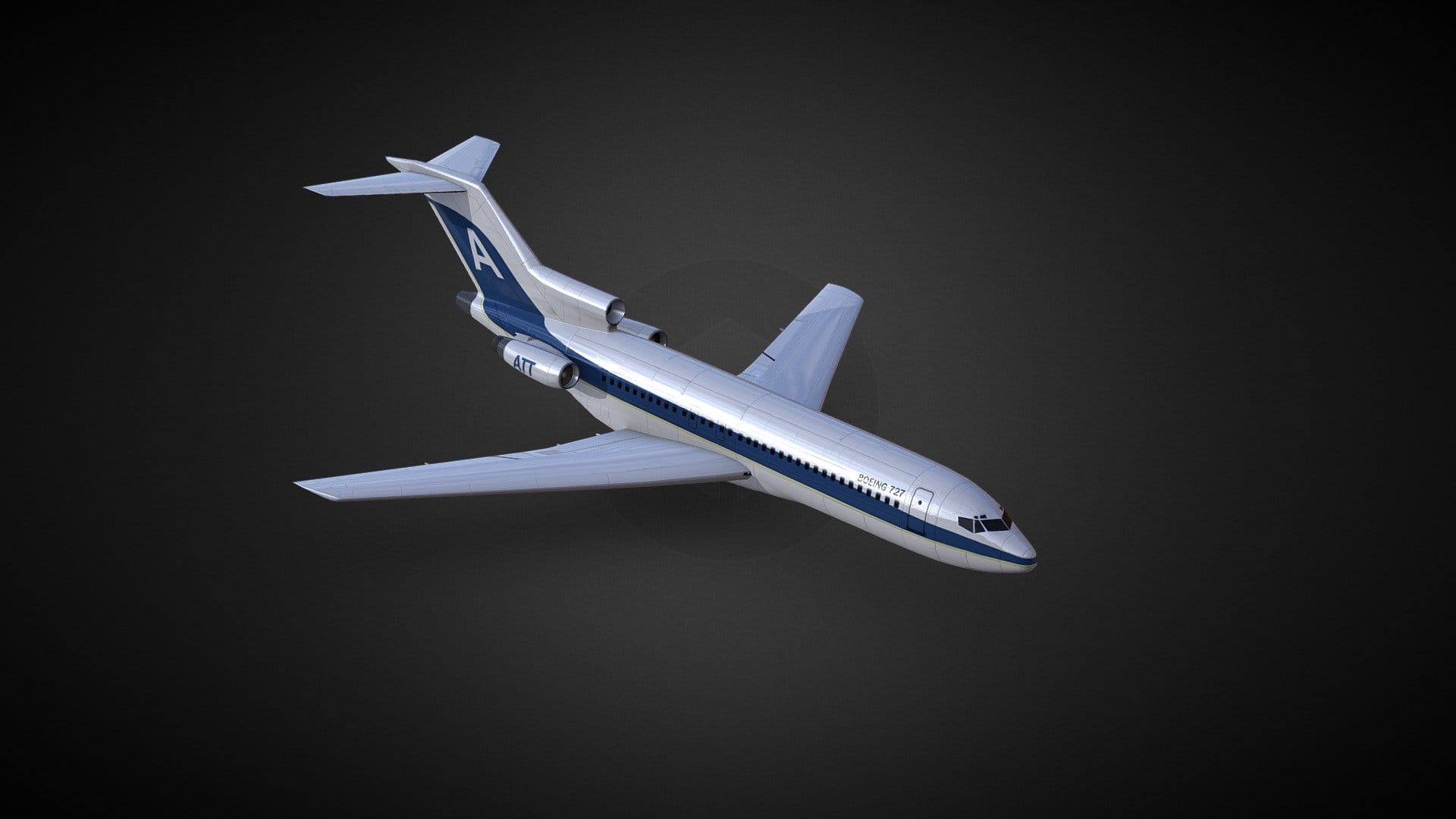 Boeing 727 2k poly VR