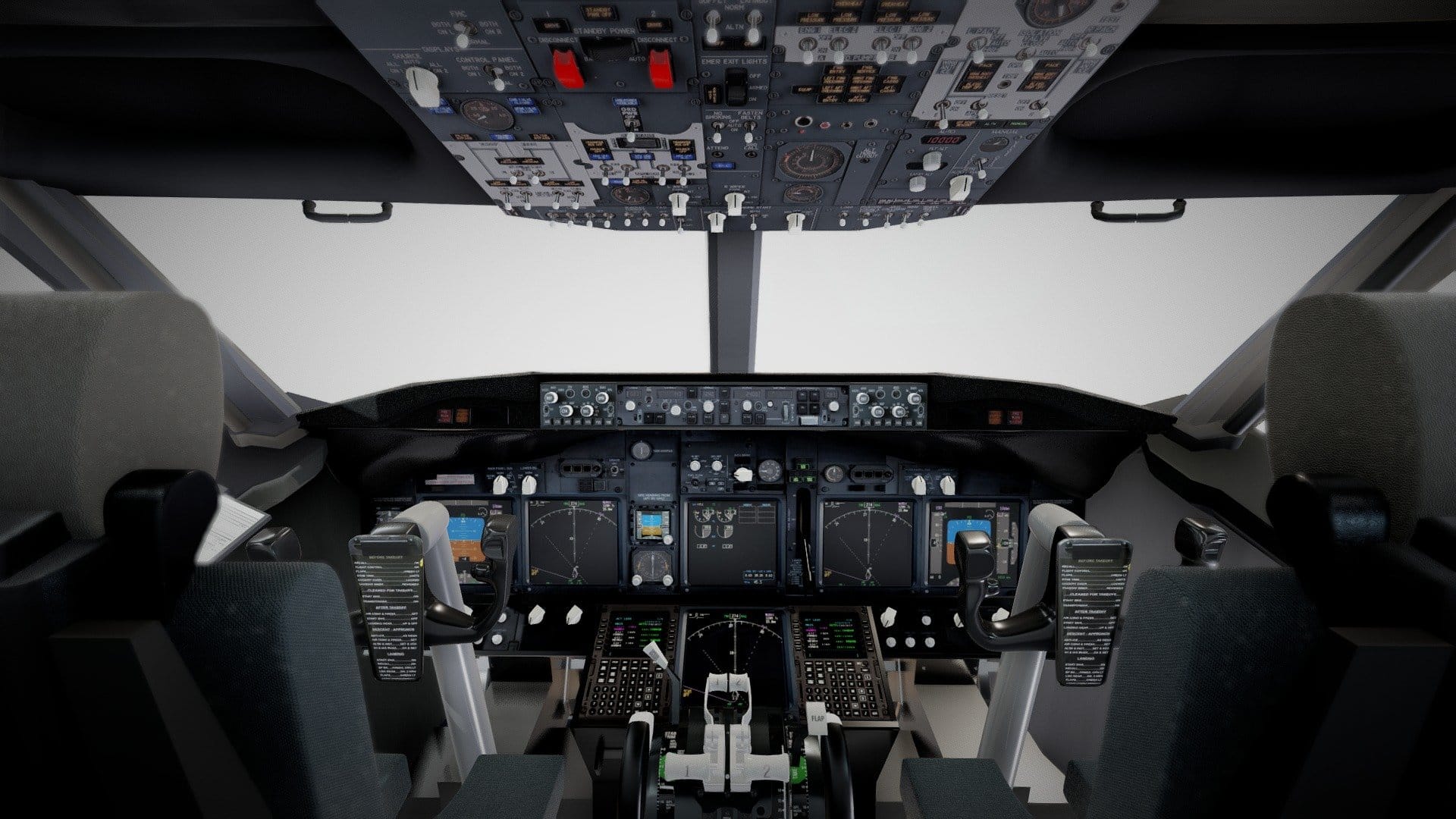 (Boeing 737) Airplane Cockpit