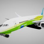 Boeing 787 Dreamliner Green Lemon