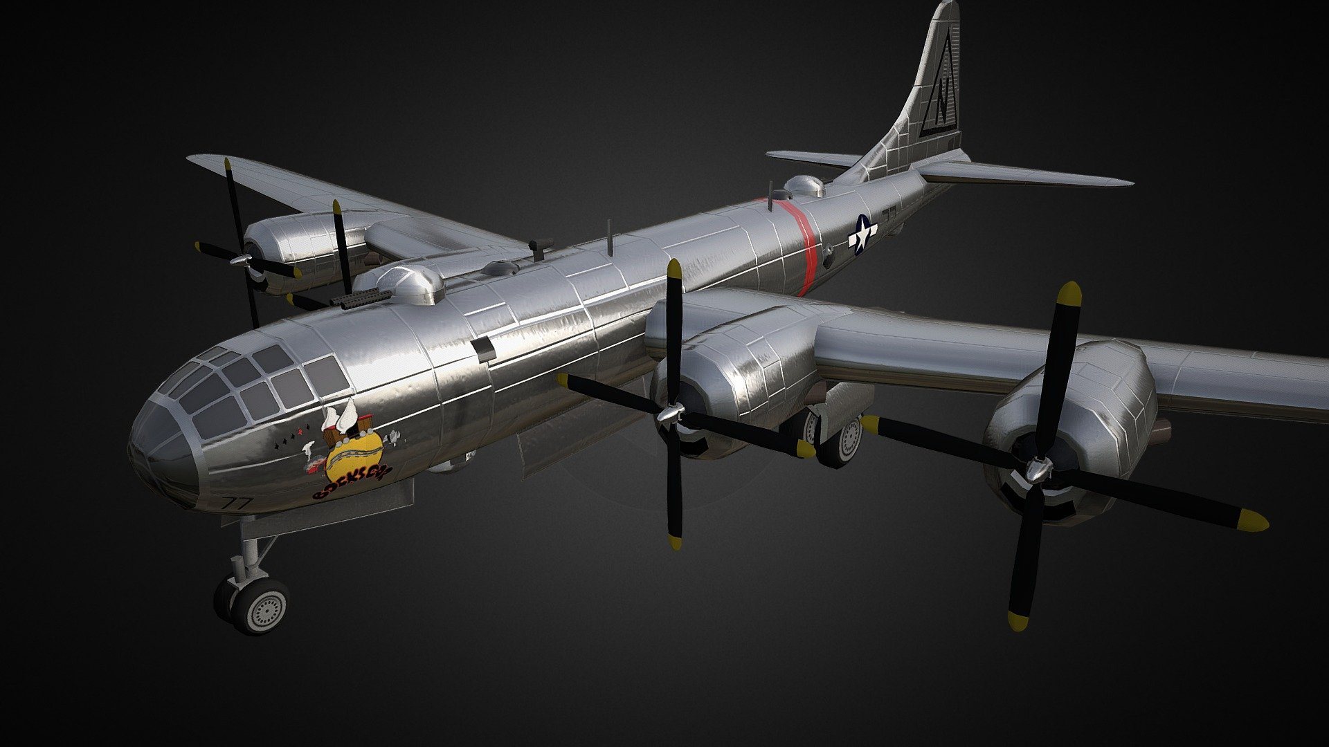 Boeing B-29 Superfortress ''Bockscar'' - deep3dsea