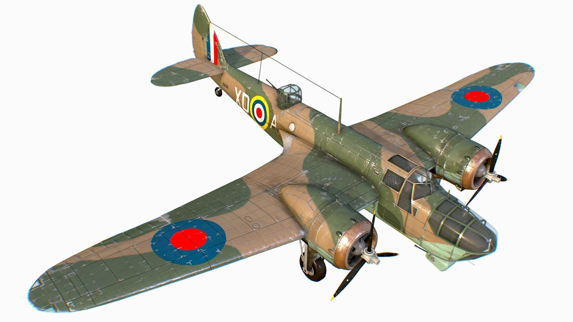 British Light Bomber Bristol Blenheim Mk IV