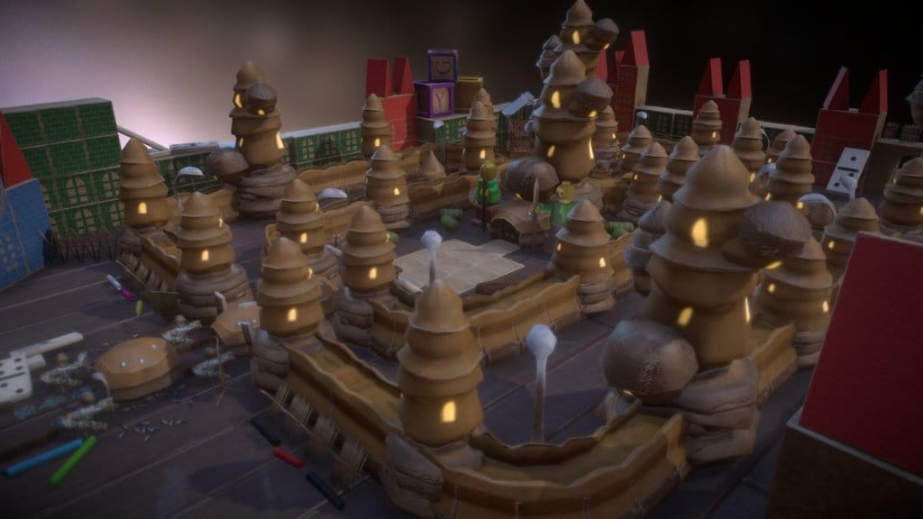 buggin out the wax town 3d model