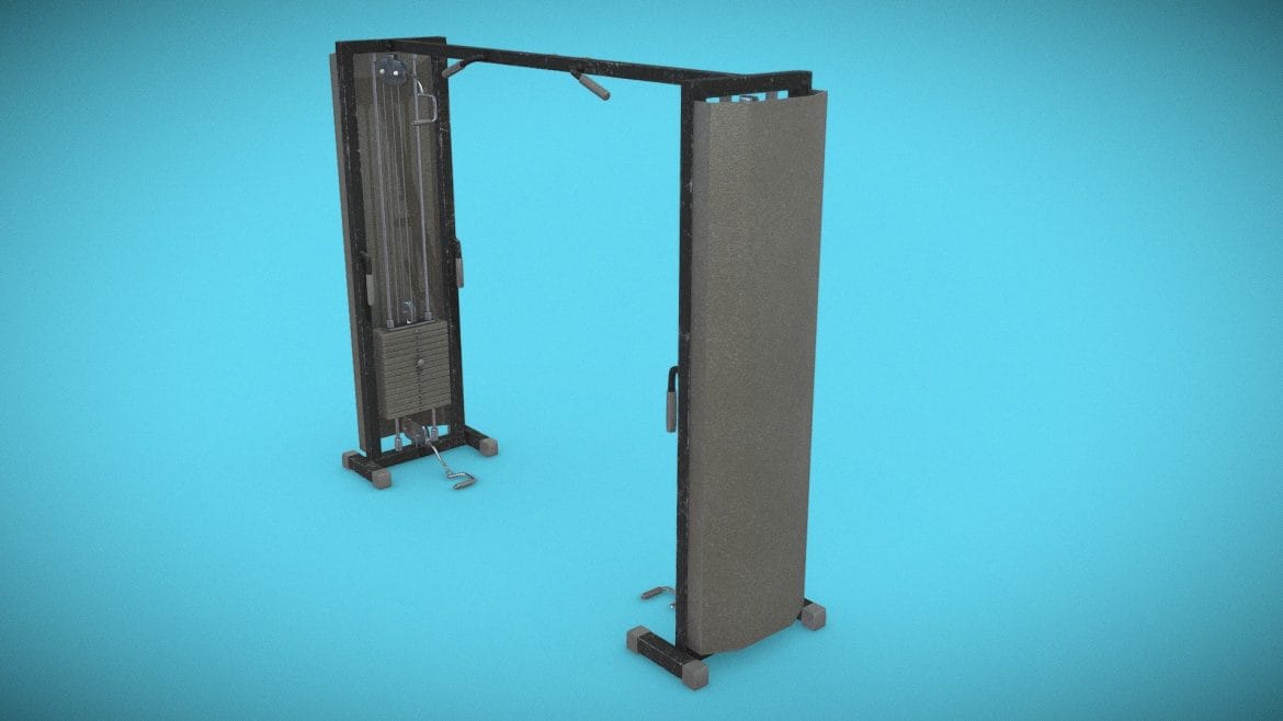 cable crossover 3d model