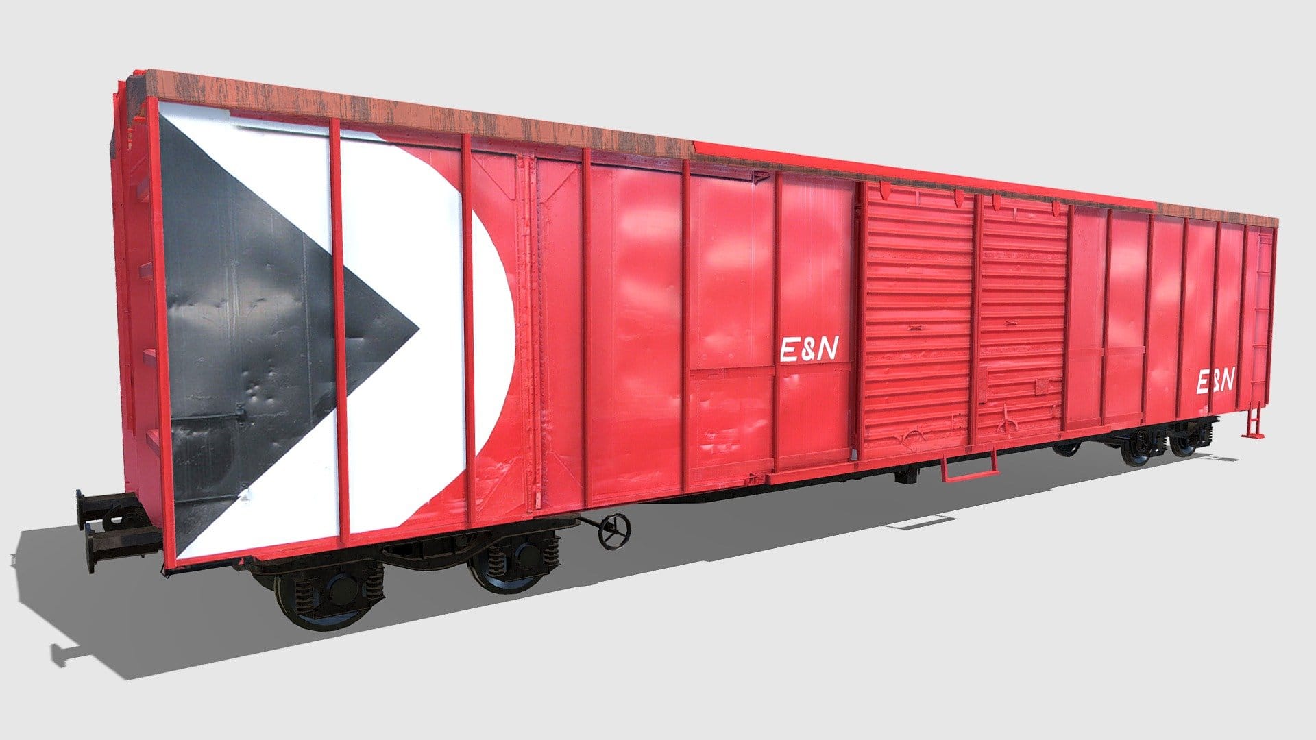 Cargo Train Carriage