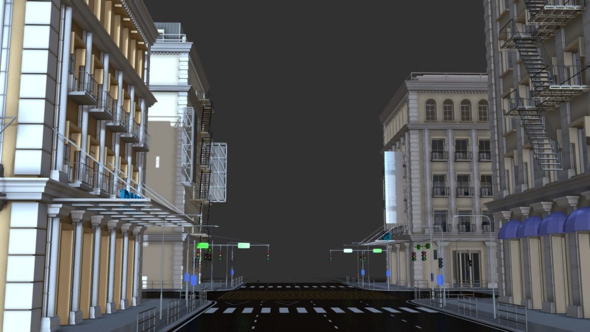 city junction 101 3d model