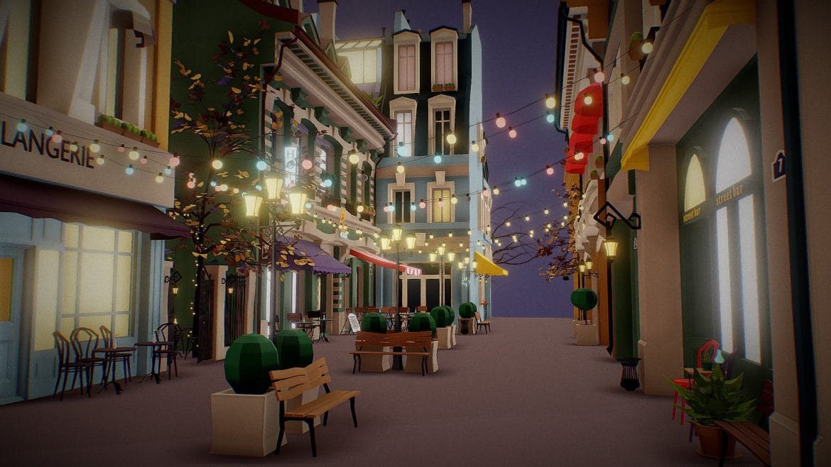 city street 3d model