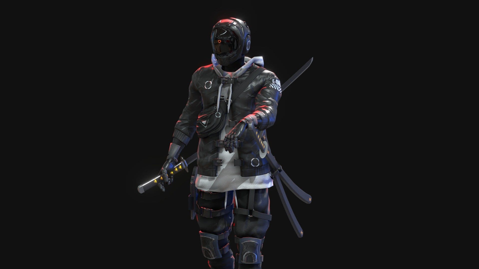Cyberpunk Azura Robot