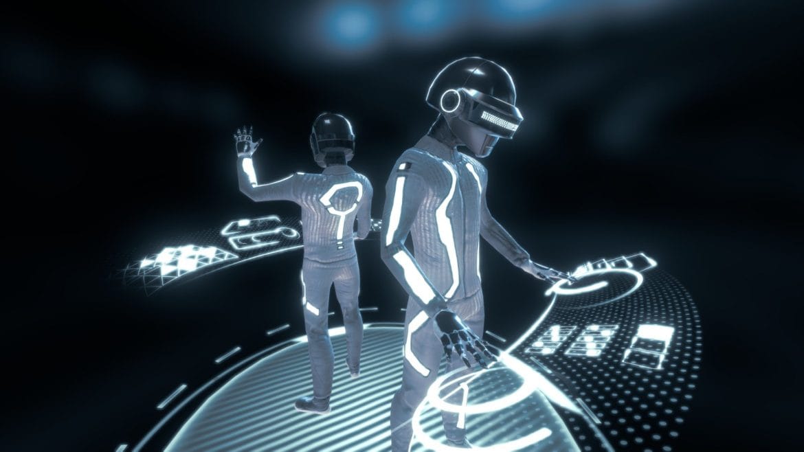 daft punk in end of line club 3d model