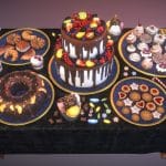 desserts and cakes 3d model