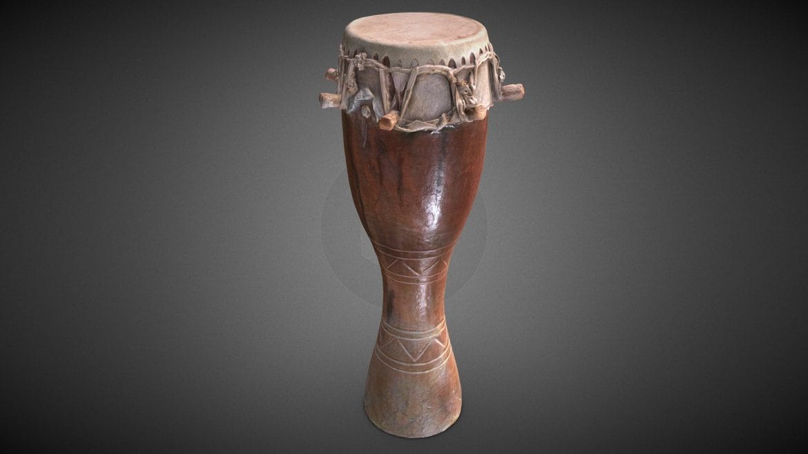 Djembé African drum deep3dsea