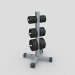 dumbbell bodybuilding haltere gym equipment 3d model