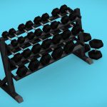 Dumbbell Stand Package / PBR Optimized Model