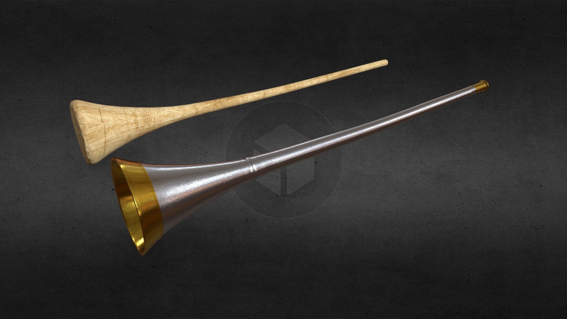 Egyptian Silver Trumpet